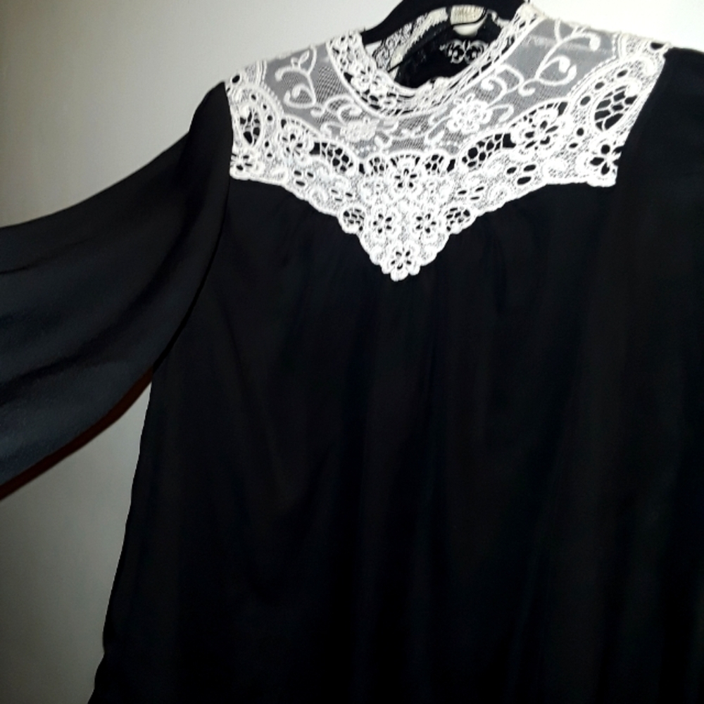 Vintage Victoriana bib blouse